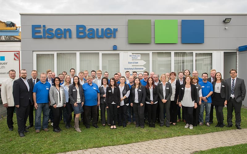 Das Team von Eisen Bauer aus Bayreuth