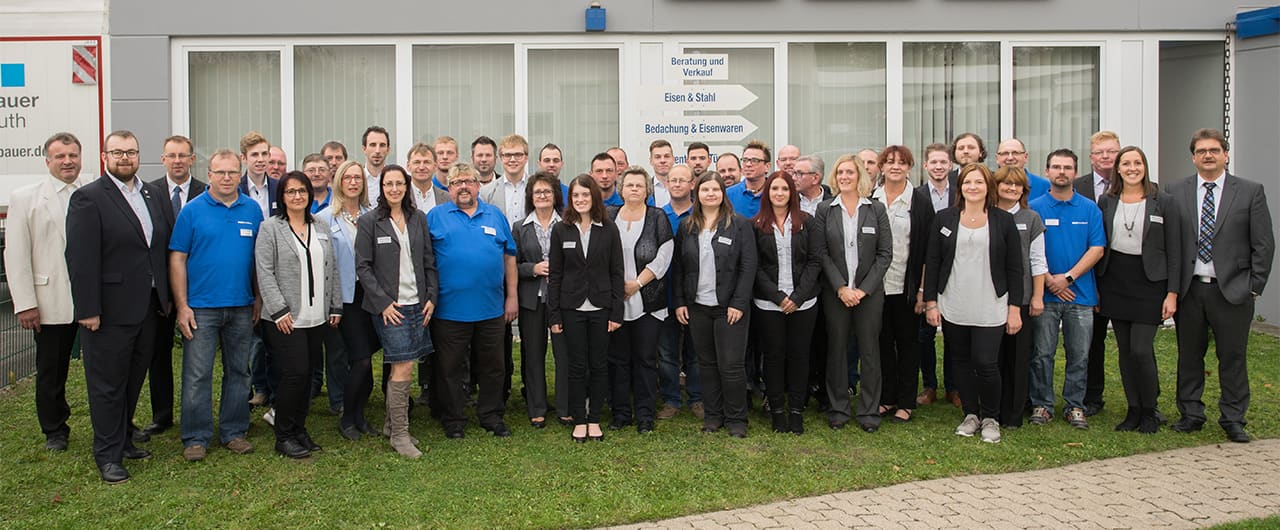 Teamfoto_Eisen-Bauer Das Team von Eisen Bauer aus Bayreuth